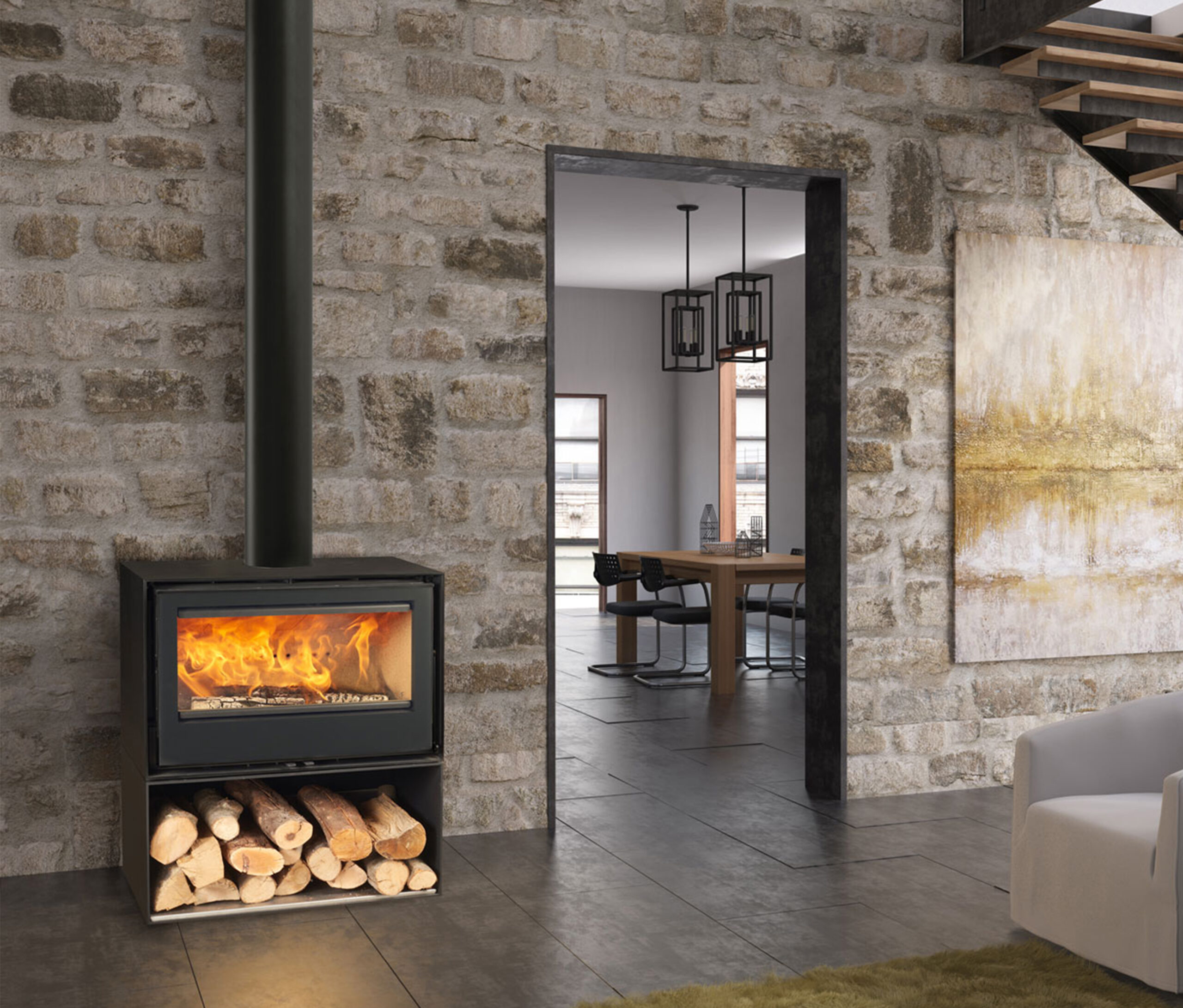 Poêle à bois Rocal Habit