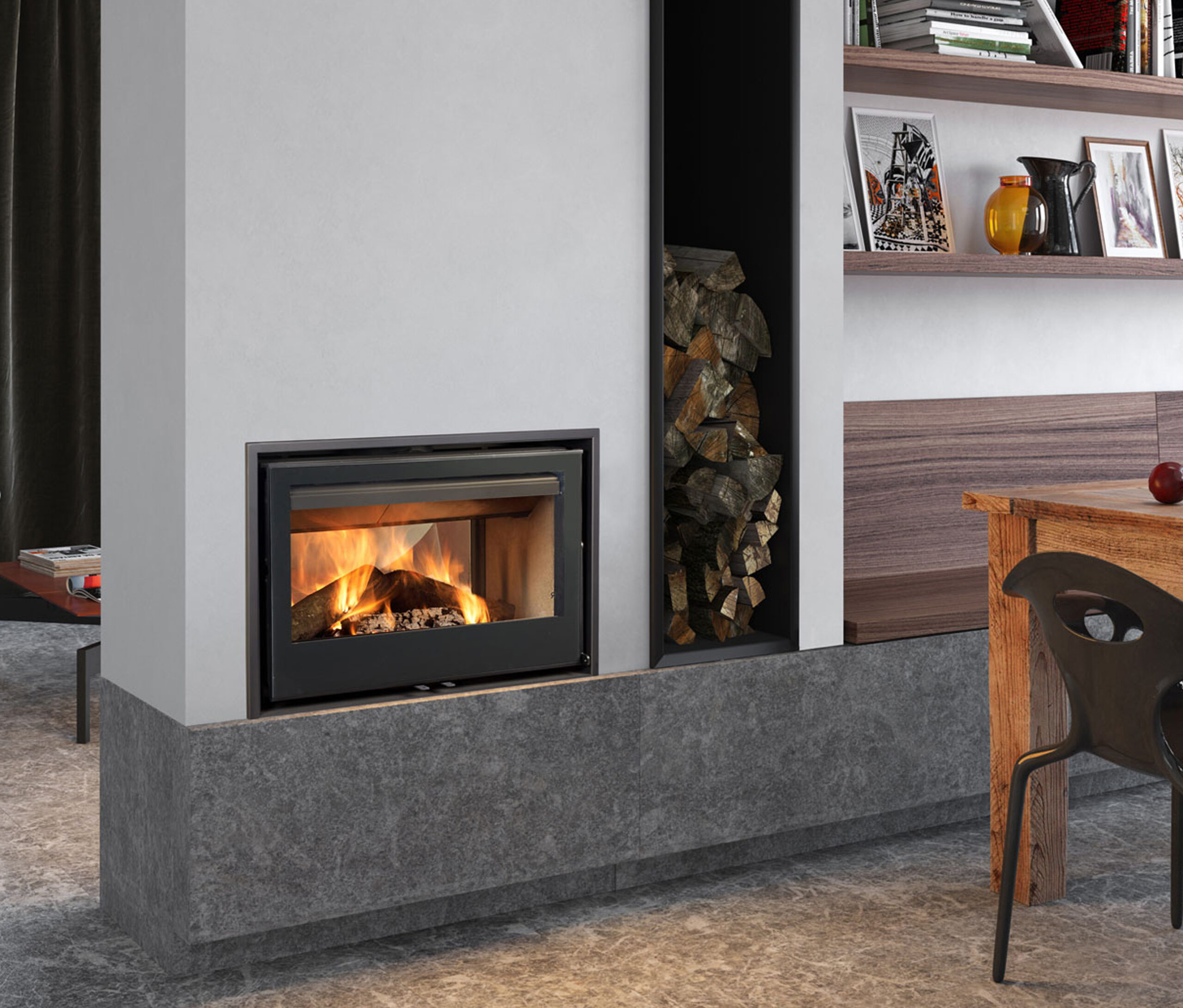 Insert à bois Rocal ARc 100 DC